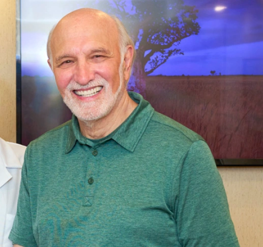 Meet Harry
“I am ecstatic with my results!” Harry came to Brookline Smile Artists for a second opinion. He was told by his previous doctor he needed all of his teeth extracted
With a 50th reunion in 2 weeks, he wanted to look great for pictures and seeing old friends. With a few crowns and bridges, we did just that!
Now he has a fantastic smile and his teeth continue to look great!